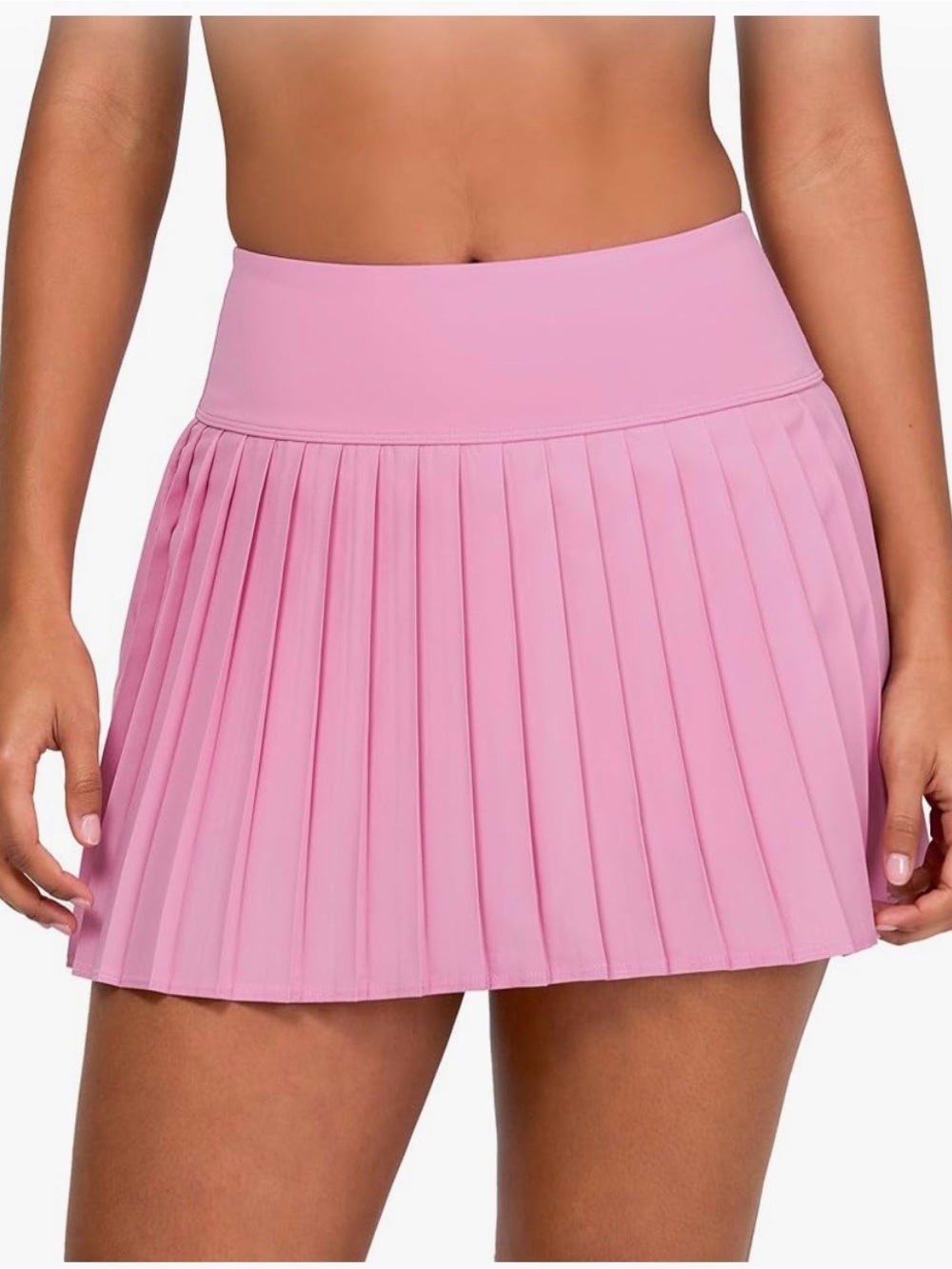 Yitty Pleated Tennis Skirt in Pink Sorbet
